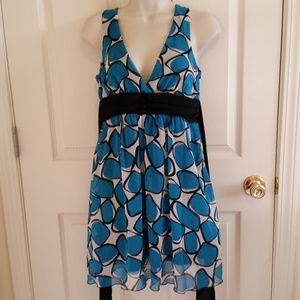 CALIX Sundress Size M Blue/White/Black